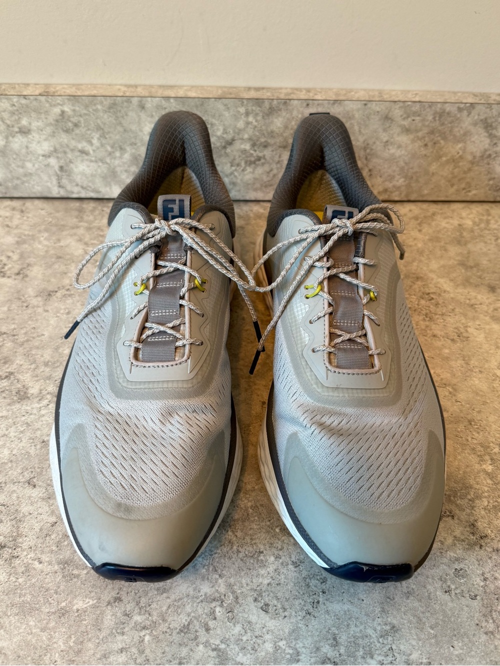 FootJoy Men's Light Gray Athletic Golf Sneakers